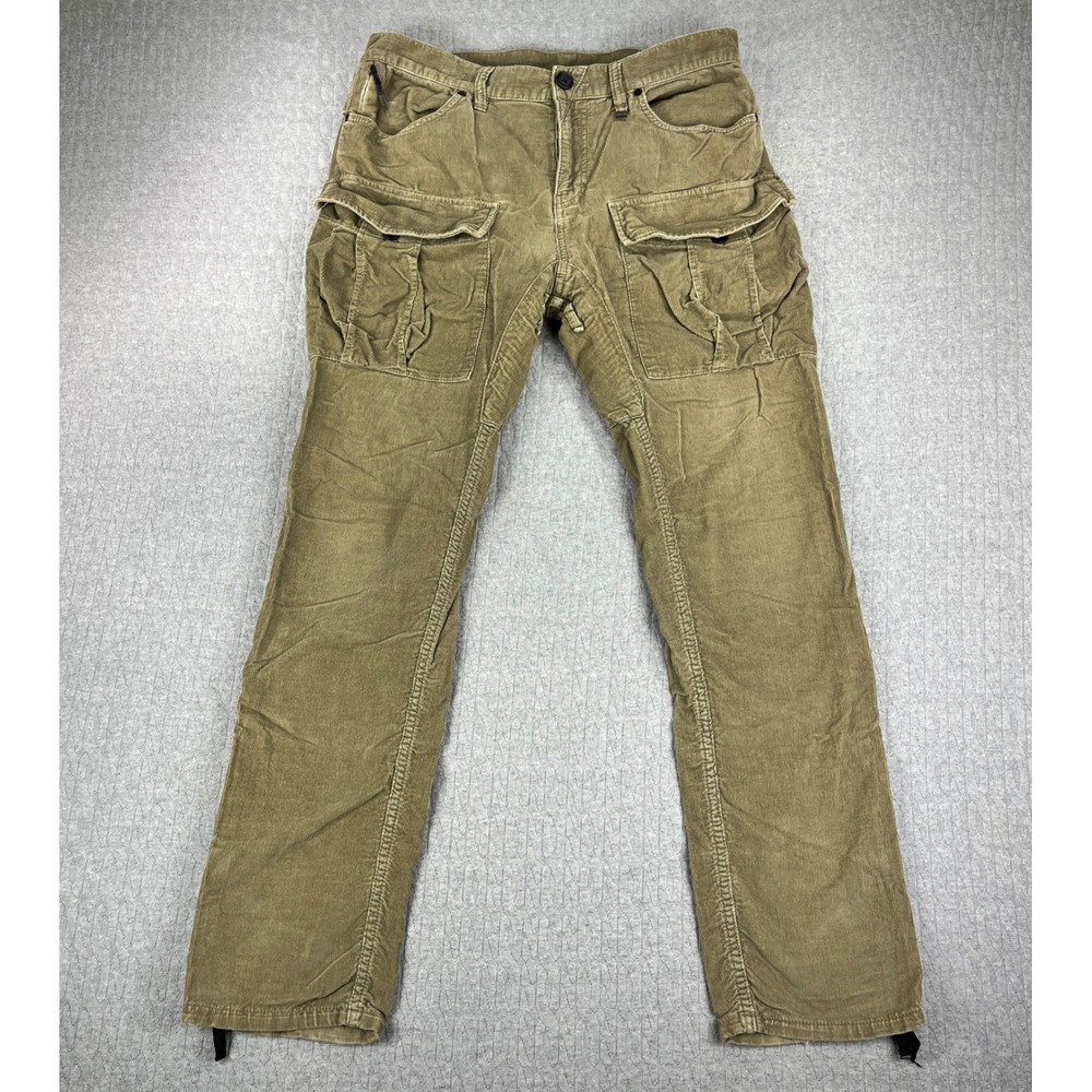 Vintage Armani Exchange Cargo Pants Men 32(33x30) Corduroy Tactical  Utility